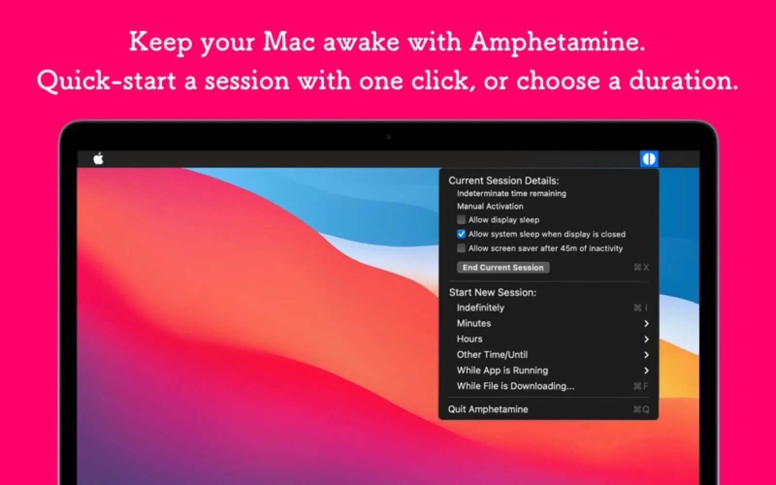 Amphetamine screenshot 1 of 4