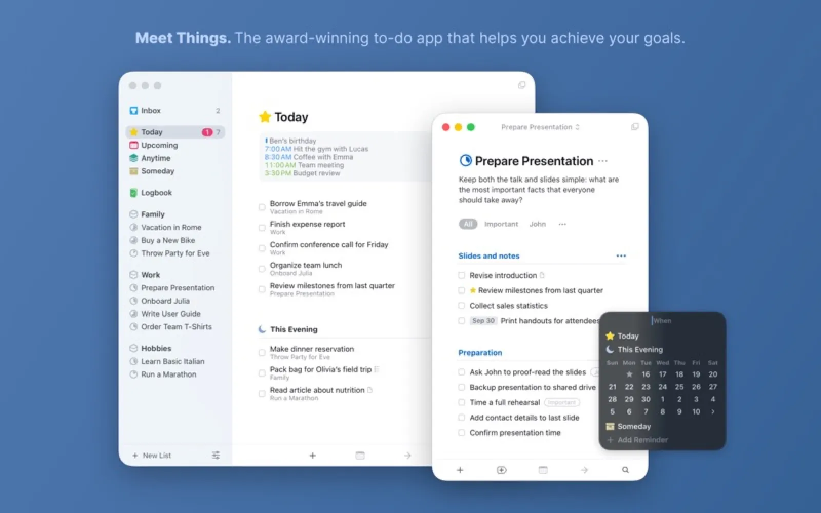 Things 3 on macOS